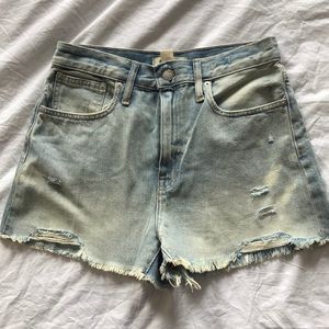 Madewell Mom Jean Shorts size 28